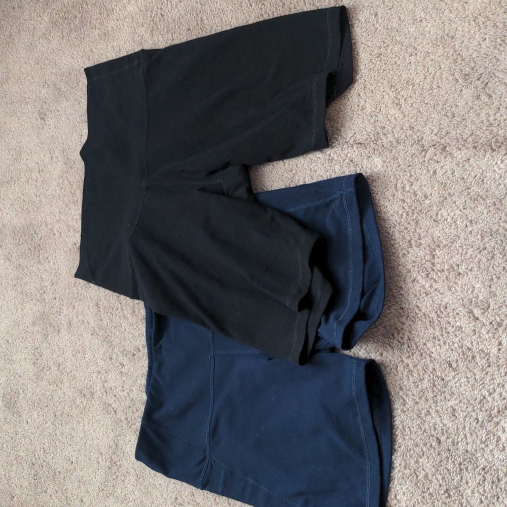 Two pairs bike shorts
